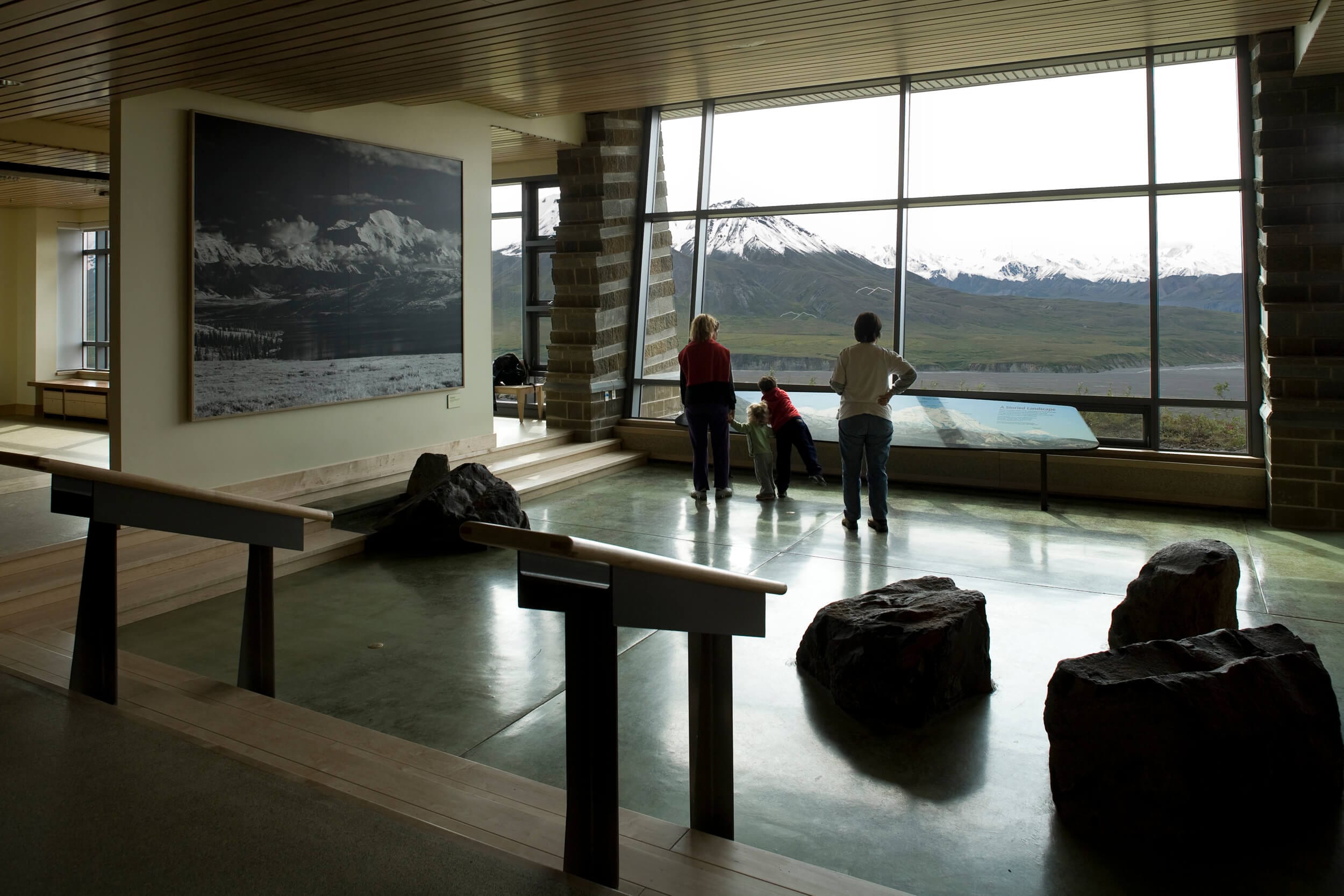 Expand Denali Eielson Visitor Center Interior Viewing Area
