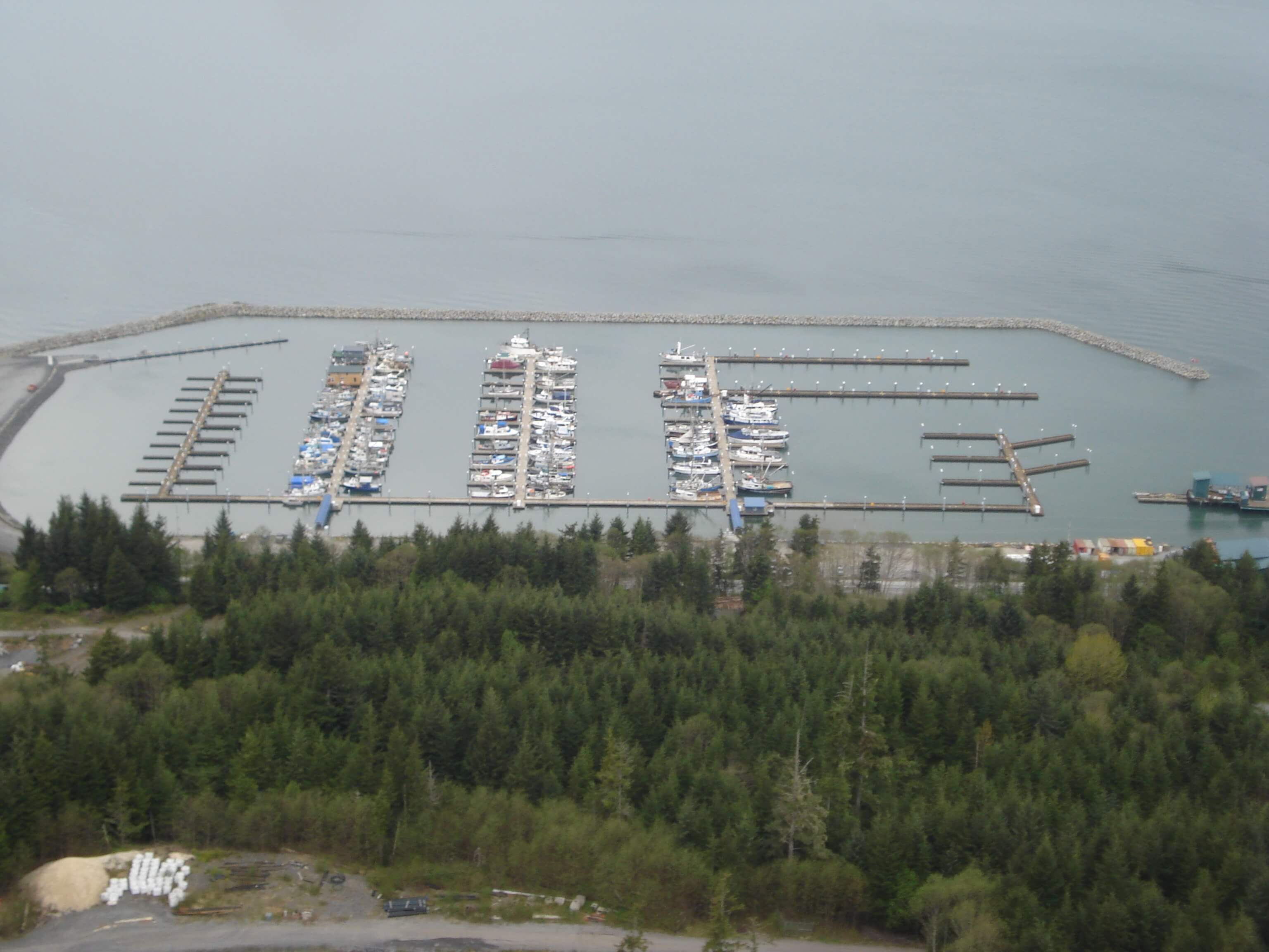 Expand Wrangell Heritage Harbor Aerial